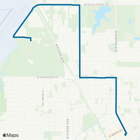 EMBARK Westheimer Airport map