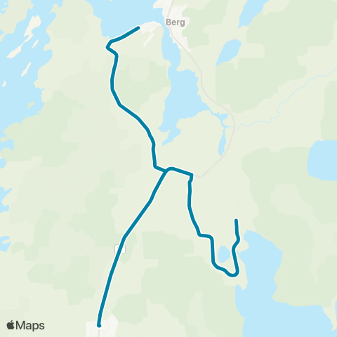 Reis Nordland Hombornes-Berg / Vik map