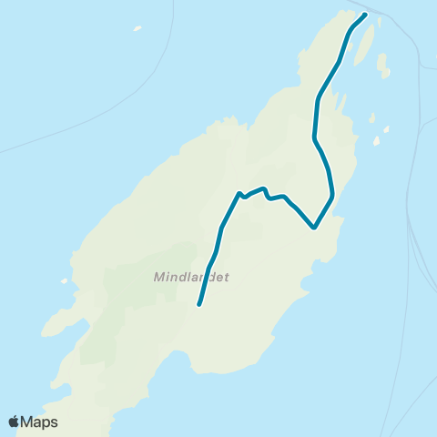 Reis Nordland Mindland map