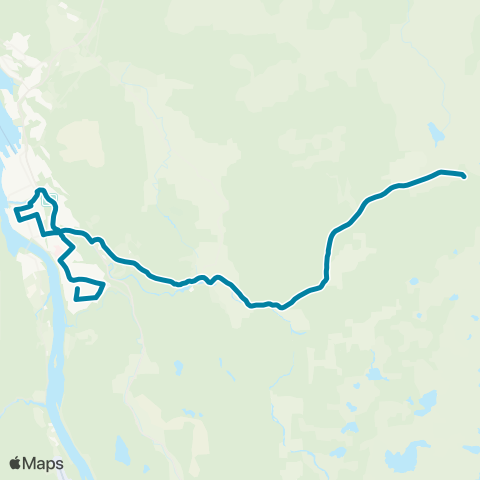 Reis Nordland Mosjøen-Åremma-Marka-Kjemsås map