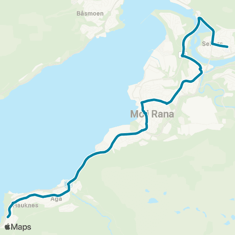 Reis Nordland Kvernkroken - Sykehuset Mo map