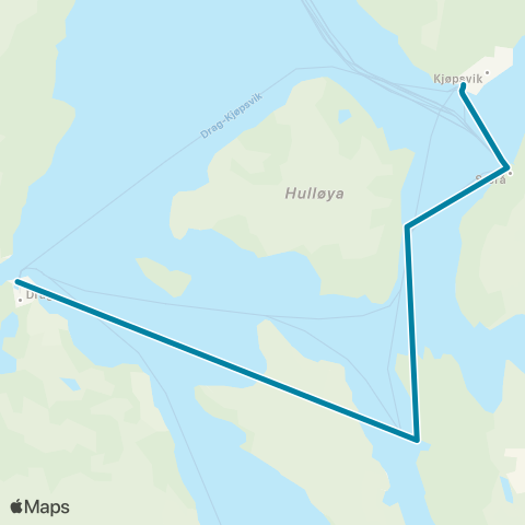 Reis Nordland Tysfjord map
