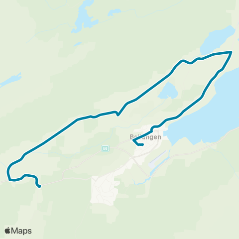 Reis Nordland Melkedal-Storfjell-Bjørkåsen map