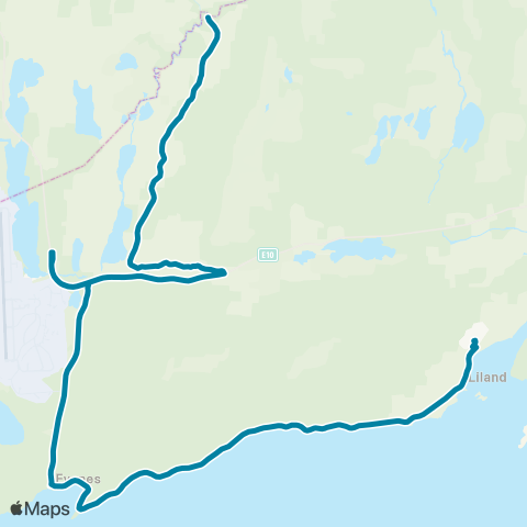 Reis Nordland Kvitfors-Myrnes-Skar-Tårstad map