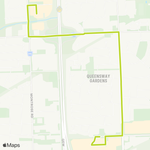 Niagara Region Transit Thorold Stone Rd. - Mt. Carmel map