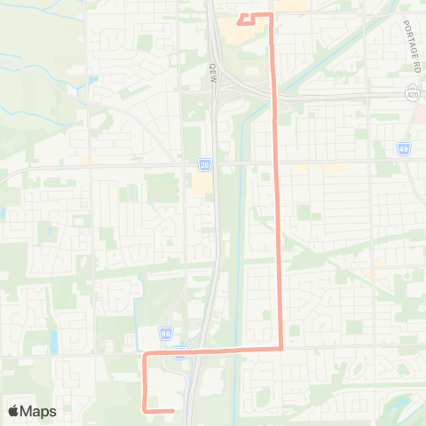 Niagara Region Transit Dorchester Rd. map
