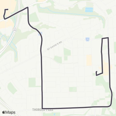 Niagara Region Transit Thorold map