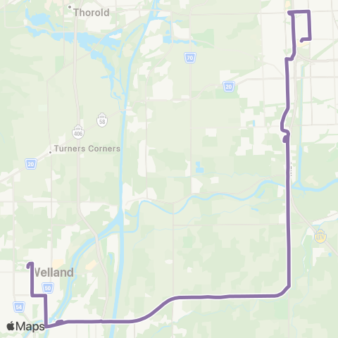 Niagara Region Transit Niagara College - Welland Campus map