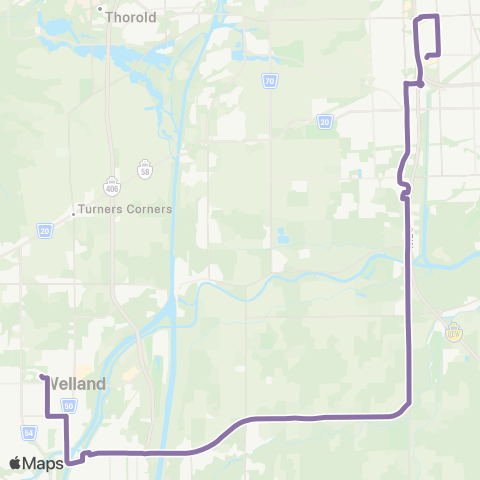 Niagara Region Transit Niagara Falls map