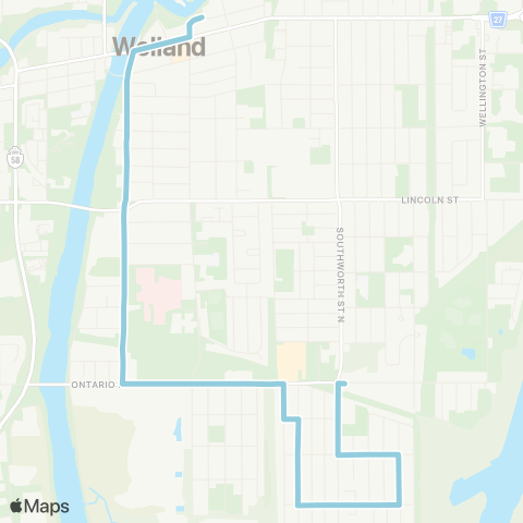 Niagara Region Transit Ontario Rd map