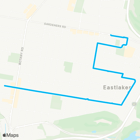 Other TfNSW routes Unknown Long Name map