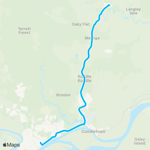 Newcastle and Hunter Network Lansdowne to Taree map