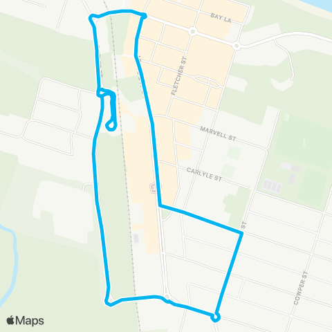 School buses Byron Bay to Byron Bay Schools via Butler St map
