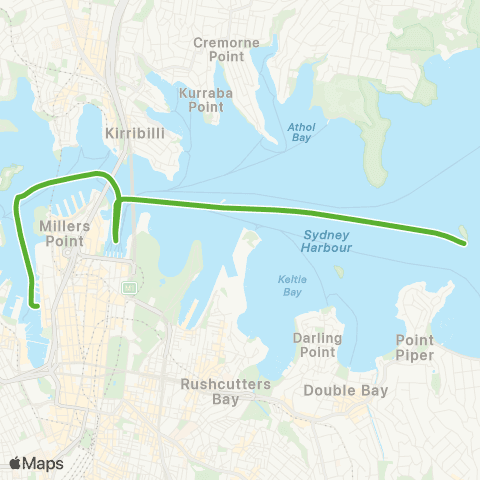 Private ferry and fast ferry services CCSH Shark Island Ferry map