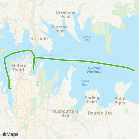 Private ferry and fast ferry services CCSH Shark Island Ferry map