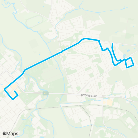 Central West and Orana Network Kelso to Bathurst map
