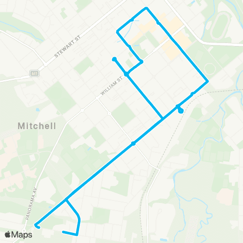 Other TfNSW routes Unknown Long Name map