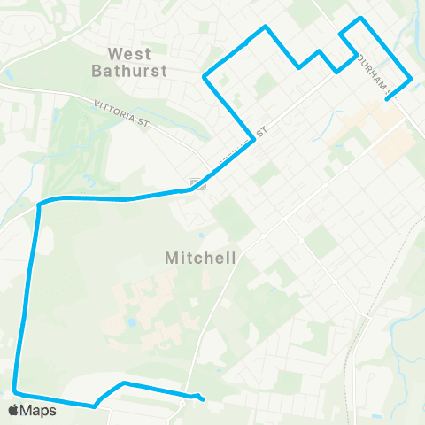 Other TfNSW routes Unknown Long Name map