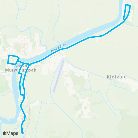North Coast Network Sunnyside Mall to Greenhills (Loop Service) map