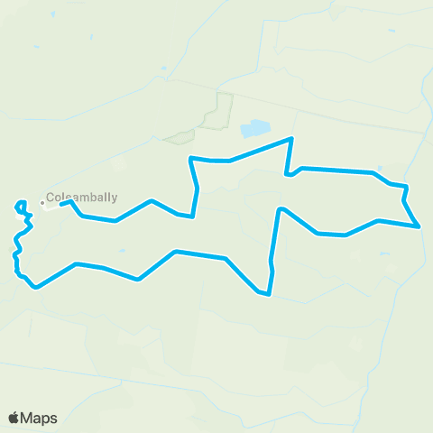 Other TfNSW routes Unknown Long Name map