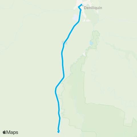 Riverina Murray Network Deniliquin to Mathoura map