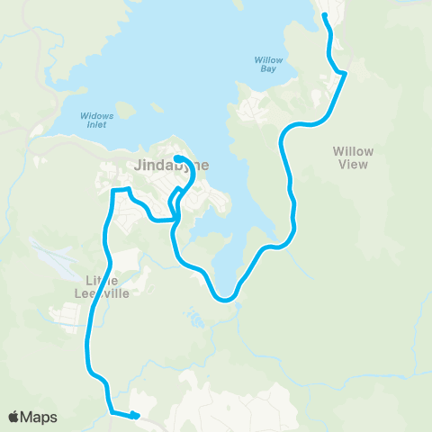 Other TfNSW routes Unknown Long Name map