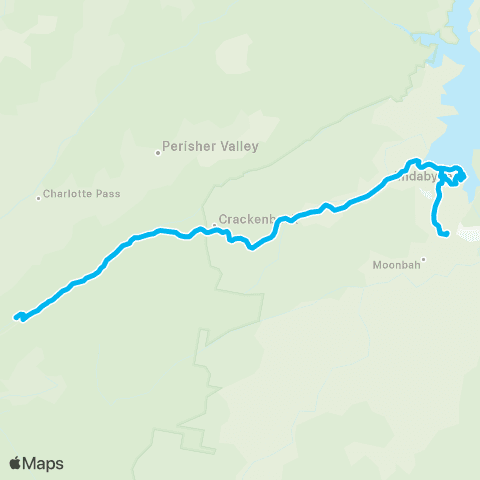 Other TfNSW routes Unknown Long Name map