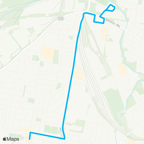 Other TfNSW routes Unknown Long Name map
