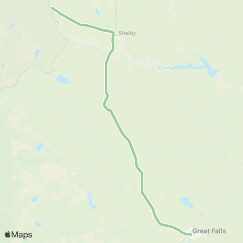 Northern Transit Interlocal Green Route map