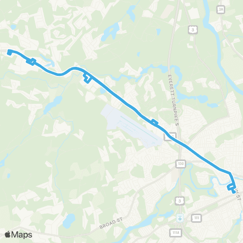 Nashua Transit System Amherst St / Walmart / Westside Plaza map
