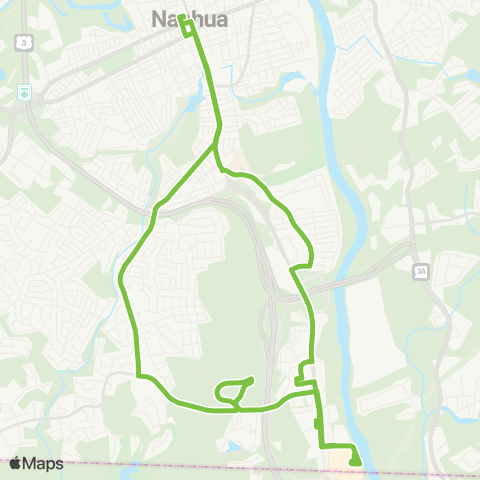 Nashua Transit System South End / Pheasant Lane Mall map