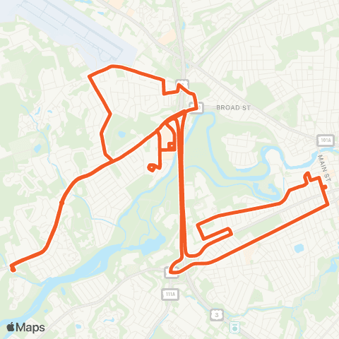Nashua Transit System Nashua Mall / Pine Hill map