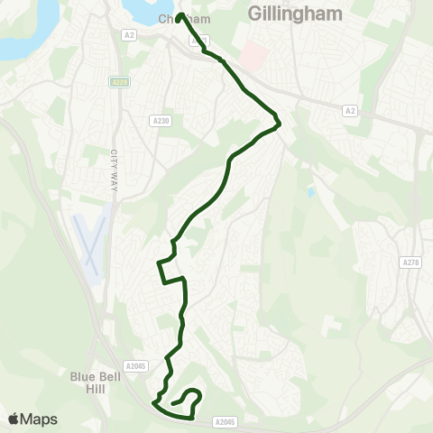 Nu-Venture Waterfront Bus Station - Podkin Wood map