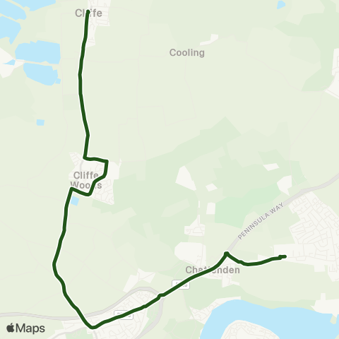 Nu-Venture (School) The Six Bells - The Hundred of Hoo Academy Grounds map
