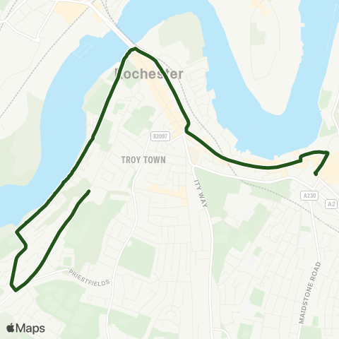 Nu-Venture Waterfront Bus Sta - The Queen Mother Court map