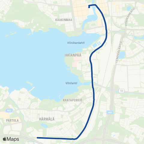 Nysse Keskustori - Messukeskus map