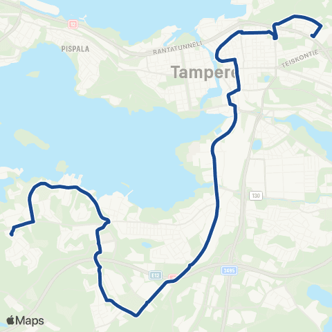 Nysse Killo - Pere - Ratina - Petsamo map