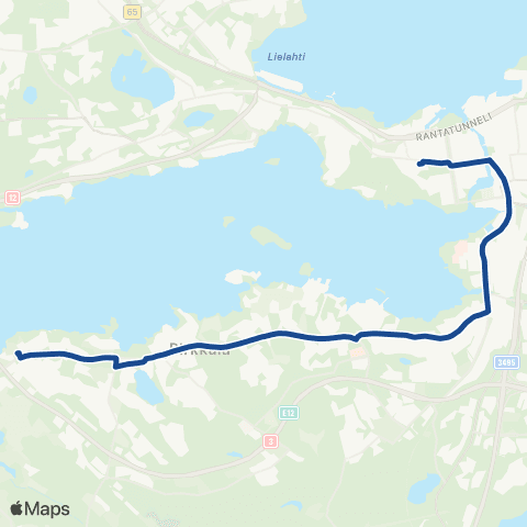 Nysse Kyösti - Pyynikintori map