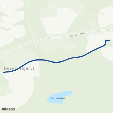 Nysse Lintuhytti - Hervantajärvi map