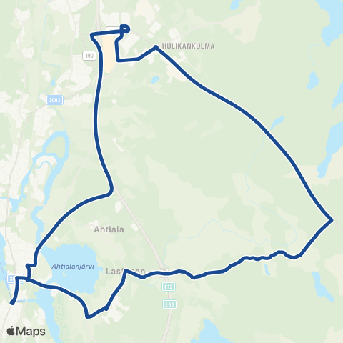 Nysse Lempäälä - Ideapark - Lastunen - Lempäälä map