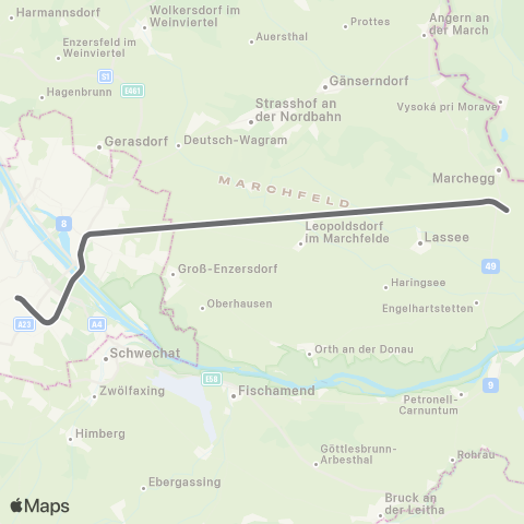 Österreichische Bundesbahnen Wien - Salzburg - Kufstein - Innsbruck - Bludenz - Bregenz - Lindau map