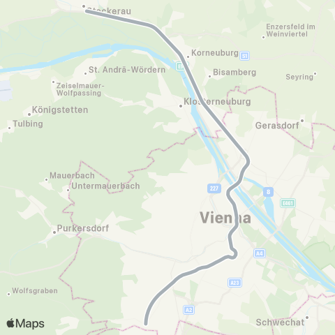 Österreichische Bundesbahnen Linz - Selzthal - Graz map