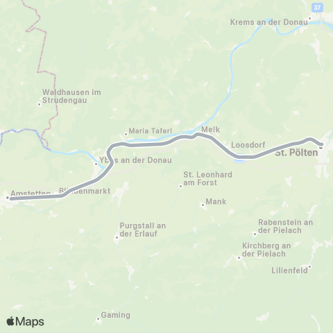 Österreichische Bundesbahnen Wien - Salzburg - Kufstein - Innsbruck - Bludenz - Bregenz map