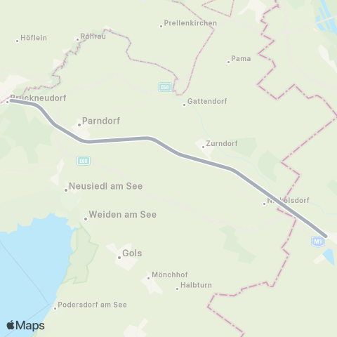 Österreichische Bundesbahnen Wien - Bruck / Mur - Klagenfurt - Villach - Tarvis (I) - ... map