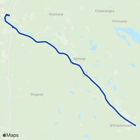 OPT Route 11 map