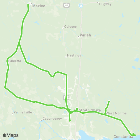 OPT Route 12 map