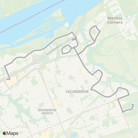 OC Transpo Gisèle Lalonde <​> Place D'Orléans map