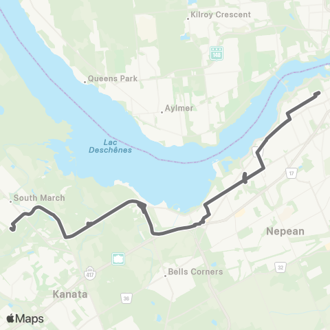 OC Transpo Tunneys Pasture <​> Innovation map