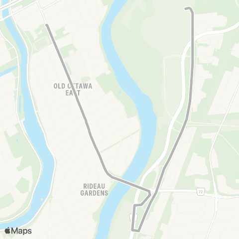 OC Transpo Hurdman map