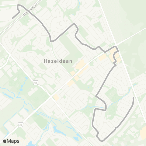 OC Transpo Holy Trinity map